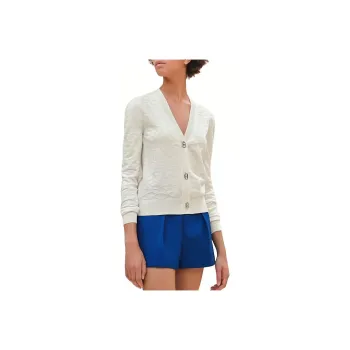 HERMES SS24 Knitwear Women's Gray White