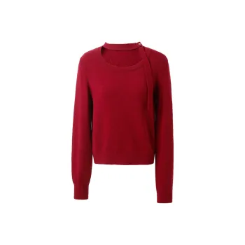 3COLOUR Knitwear Women's Rose Red