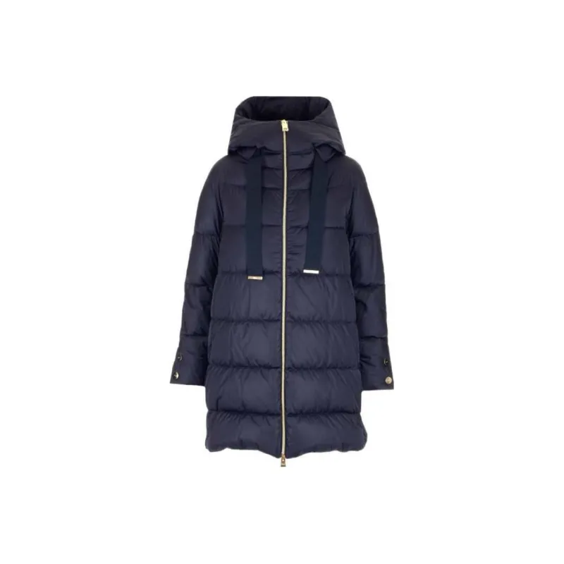 HERNO Zip Up Drawstring Hooded Jacket-0