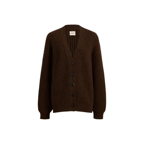 KHAITE Wren Calvin Courage V-Neck Cardigan