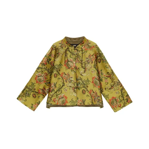 Contour Jacket Women's Yellow Flower