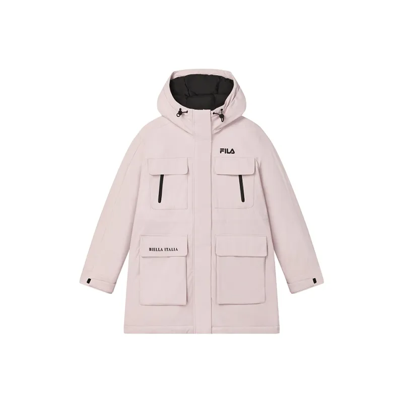 FILA Down Jacket Women's Smoky Purple Dusty Pink-0