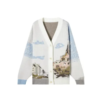 DIALOGUE x MONAI,LIANMINGKUAN Knitwear Women's Architecture Jacquard