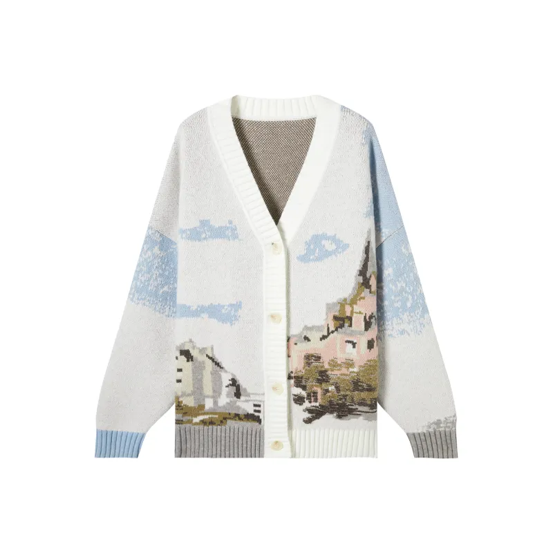 DIALOGUE x MONAI,LIANMINGKUAN Knitwear Women's Architecture Jacquard-0