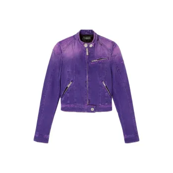 VERSACE Jackets Women's Purple