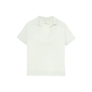 Blumarine Logo appliqué Polo Top