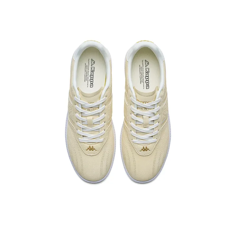 Kappa Slip Resistant, Abrasion Resistant, Lightweight Low Top Skateboard Shoes Women's Light Yellow-3