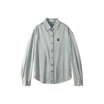 Le Alfashionline Shirt Women's Washed Blue
