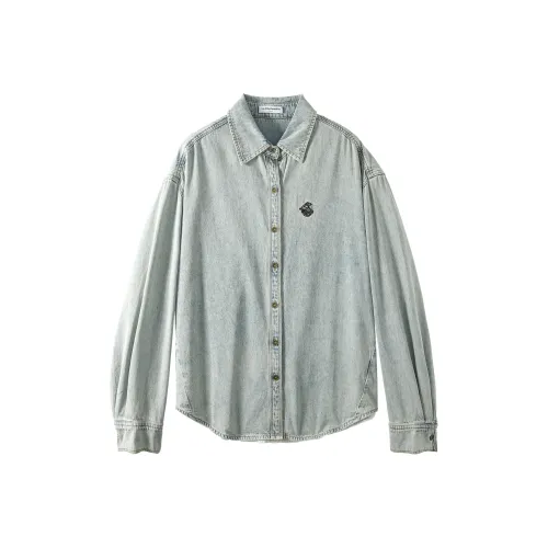 Le Alfashionline Shirt Women's Washed Blue