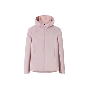 Anta Women's Outdoor Series Jackets Coats Women's Smoke Gray Pink
