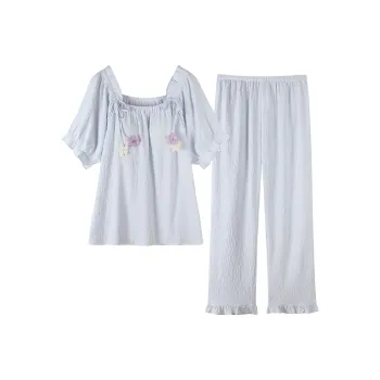 MADALLO Pajama Set Women's Light Blue