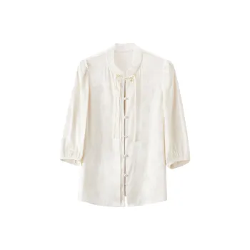 XIANGYING Shirts Women's Beige