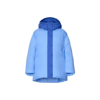 UNIQLO Down Jacket Women's Aqua Blue