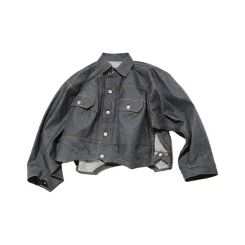 Sacai Oversize Cropped Denim Jacket