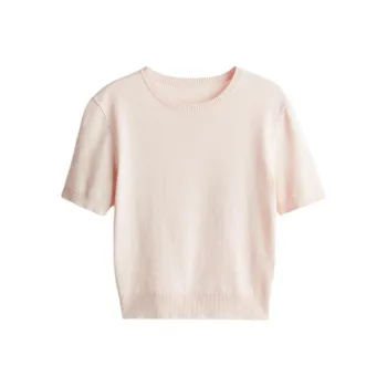 H&M T Shirts Women's Light Pink