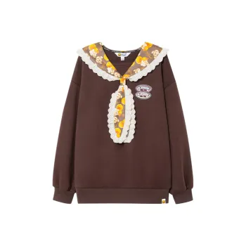 B.Duck Sweatshirt Women's Dark Coffee