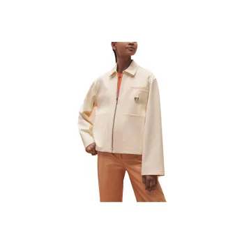 HERMES Jackets Women's Ecru