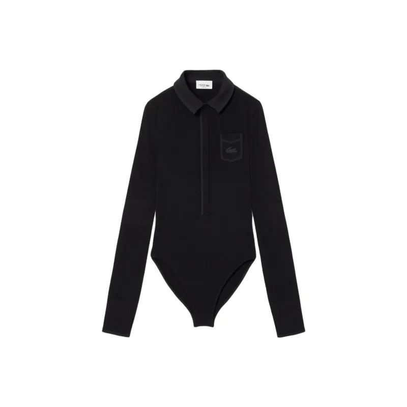 LACOSTE Classic Polo Collar Top-0
