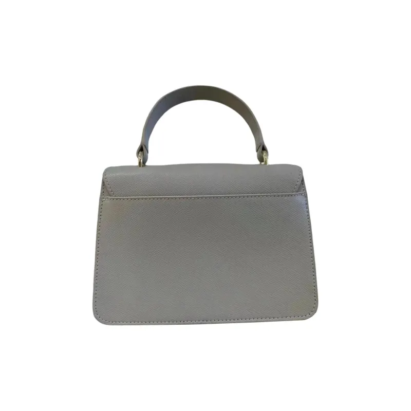 Furla Bella Leather Shoulder Bag Crossbody Bag Handbag Mini Women's Light Beige-1