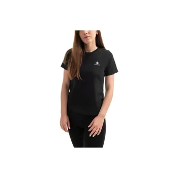 Converse Star Chevron T Shirt Women's Black