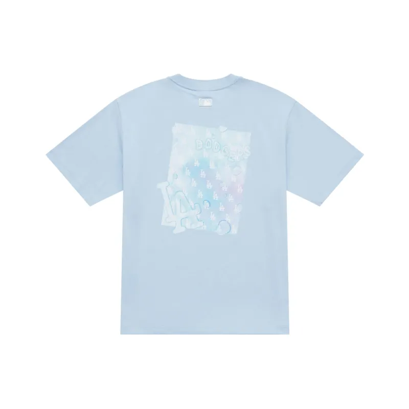 MLB Los Angeles Dodgers SS25 T Shirt Unisex Light Sky Blue-0