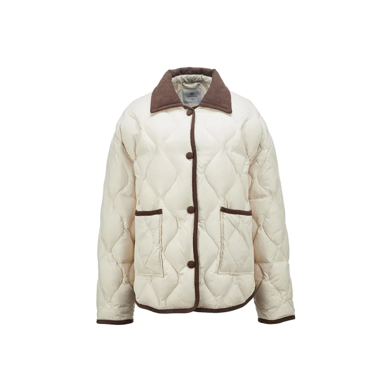 XIANGYING Down Jacket Women's Sage Green-2