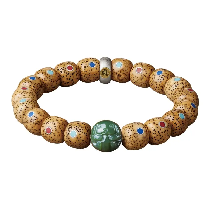 Yi Mingju Star Moon Bodhi Seeds Bracelets Unisex-14