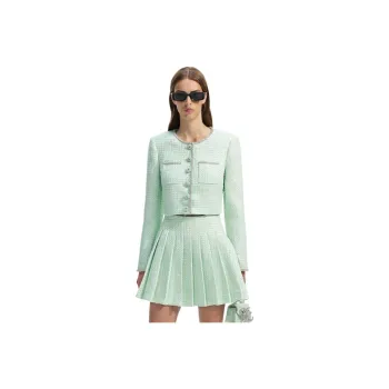 Self-portrait Jackets Coats Women's Mint Green