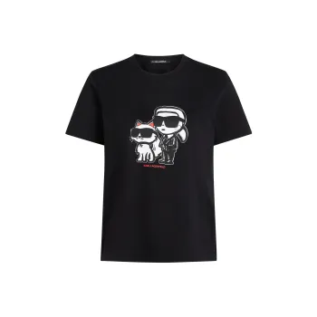 KARL LAGERFELD / Karl Lagerfeld Jeans Ikon Choupette T shirt