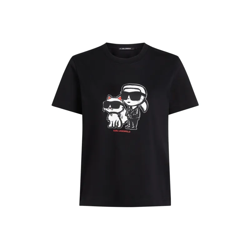 KARL LAGERFELD / Karl Lagerfeld Jeans Ikon Choupette T shirt-0