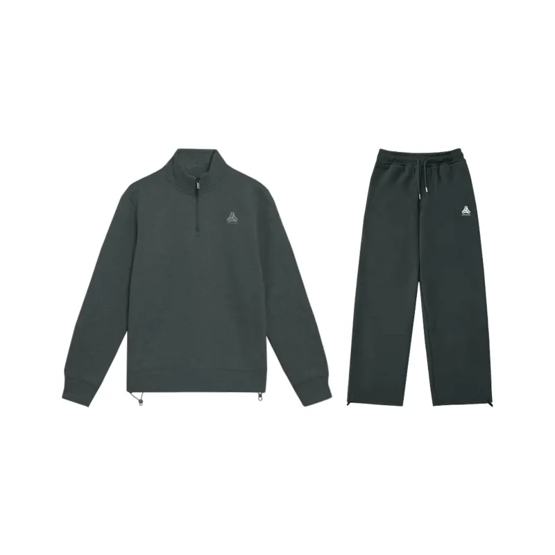 JIANWANG Casual Sportswear Unisex Black-2