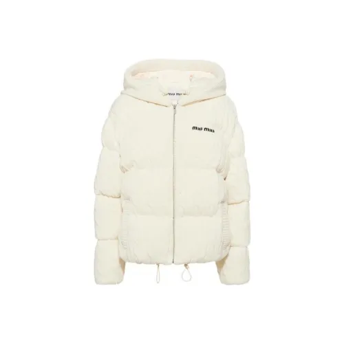 MIU MIU Down Jacket Women's White
