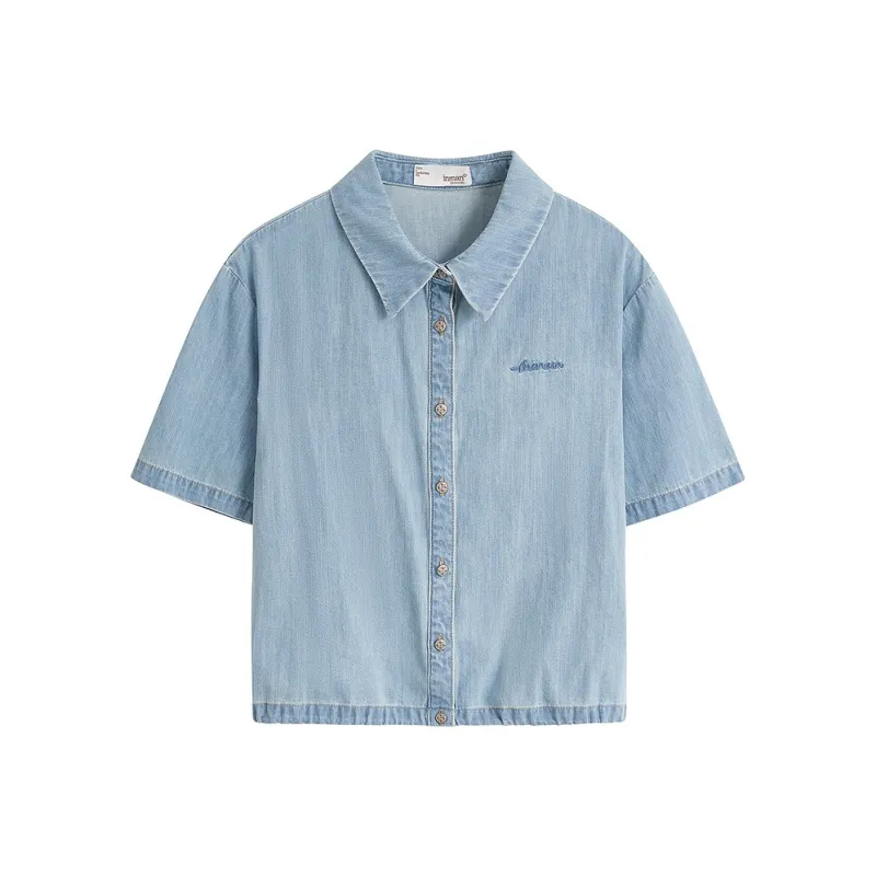 Inman Shirts Women's Denim Blue-0