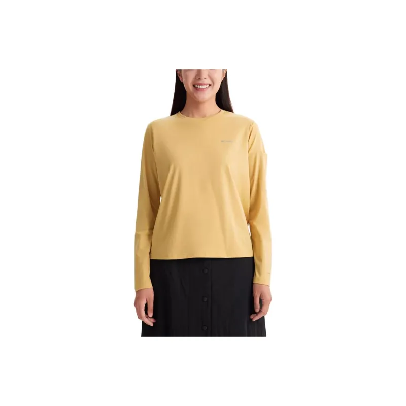 Columbia T Shirt Women's Yellow-0