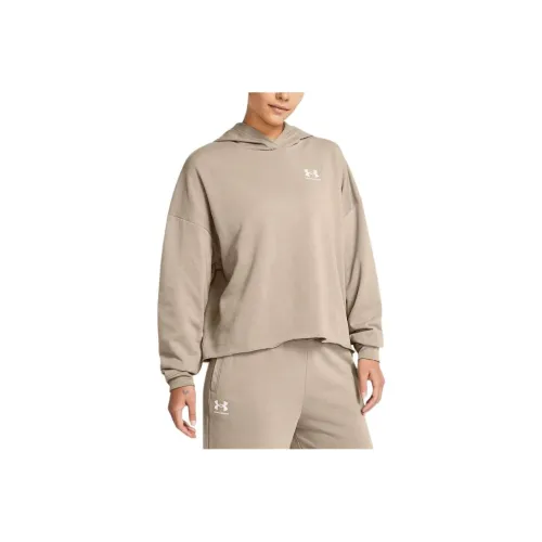 Under Armour Rival Terry OS Sweatshirt Women's High Ground Light Brown