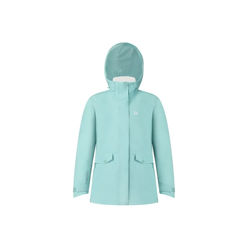 FILA Jacket Women's Gray Cyan Green-0