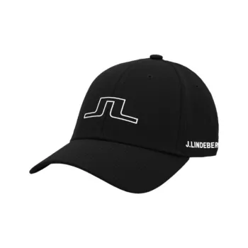 J.Lindeberg Polyester Baseball Caps Men's Black
