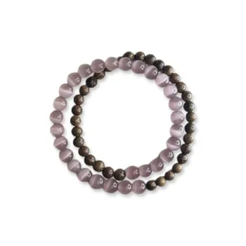 LuluCanaan Glass Cat Eye Bracelets Unisex