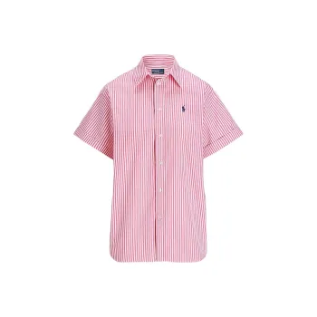 Polo Ralph Lauren Oversize Fit Striped Short Sleeve Shirt