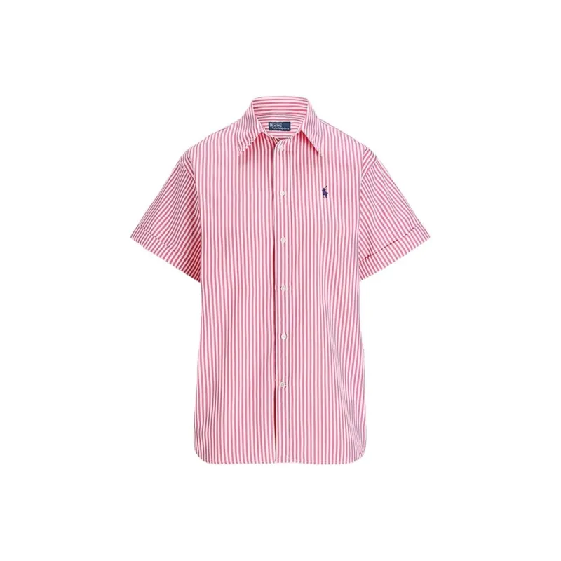Polo Ralph Lauren Oversize Fit Striped Short Sleeve Shirt-0