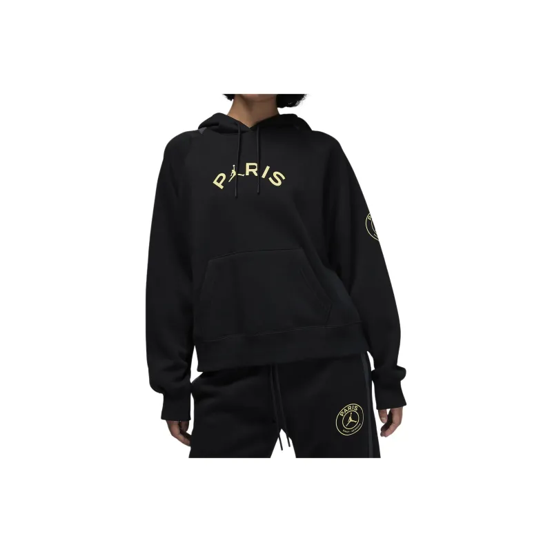 Jordan Paris Saint-Germain Brooklyn Fleece Sweatshirt Women's Black-0