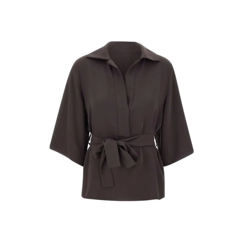 PAROSH Shirts Women's Brown-0