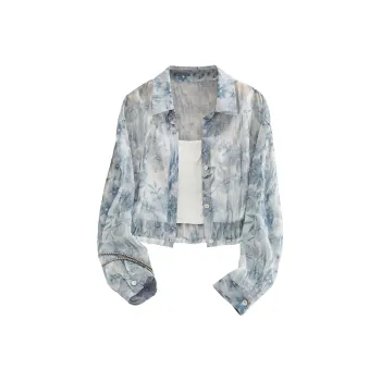 TOUCH Shirts Women's Gray Blue