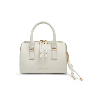 CHARLES&KEITH PU One Shoulder Handbag Trumpets Women's Cream Milk White/Russet Brown Tawny/Light Pink Light Pink