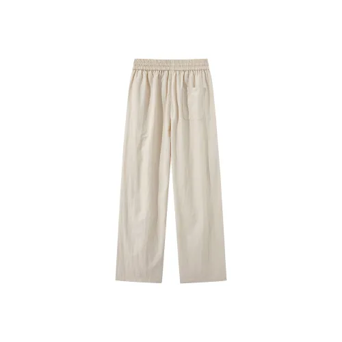 LOOX! Casual Pants Unisex Beige Apricot