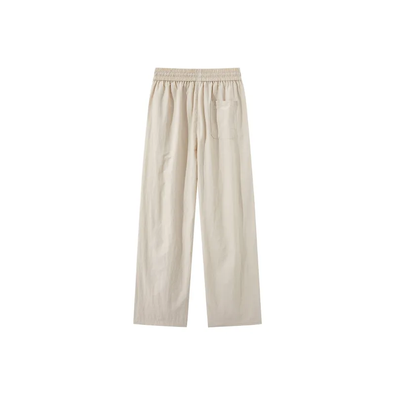 LOOX! Casual Pants Unisex Beige Apricot-1