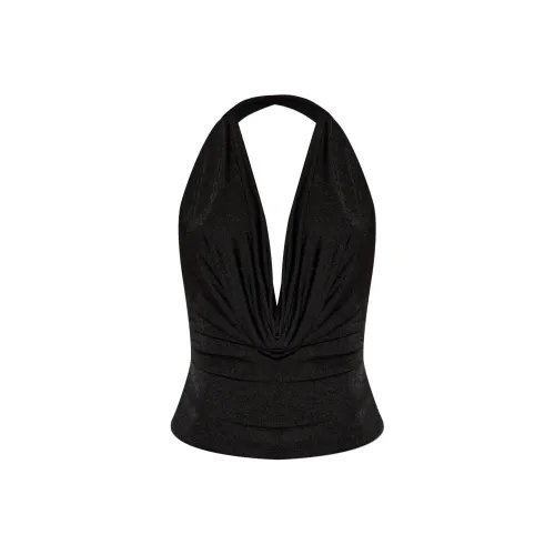Misbhv Backless Cowl Neck Top