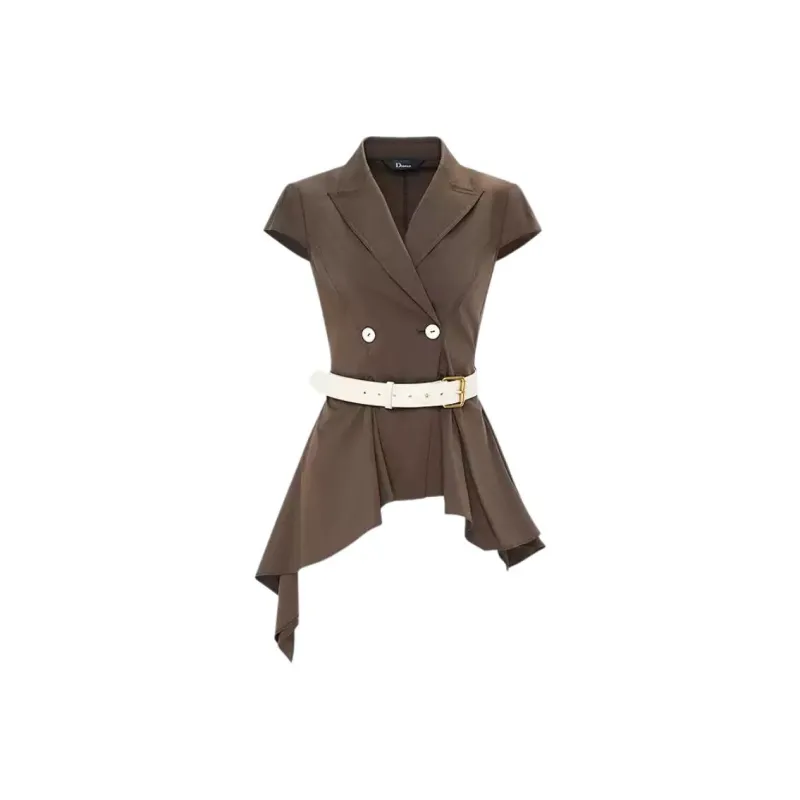 IDPAN Shirt Women's Dark Coffee-0