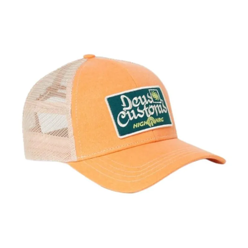 Deus Ex Machina Polyester Baseball Caps Unisex Yellow-0