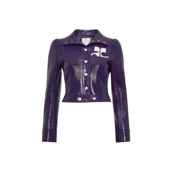 COURREGES Vinyl Reedition Jacket 'Purple'